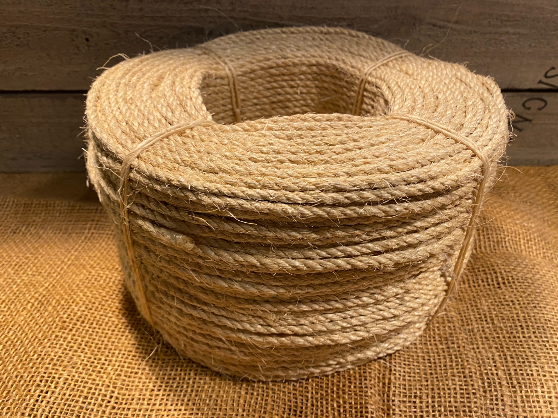 Jute Touw 4mm Geslagen